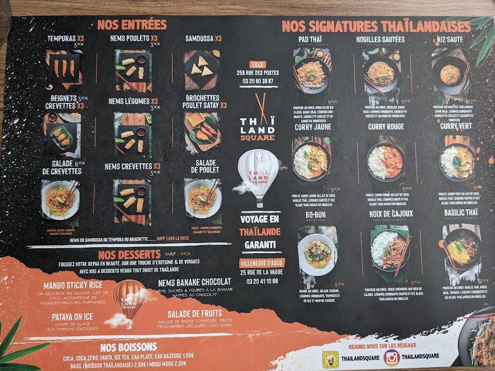 Thaï Land Square V2 - Menu Image 2