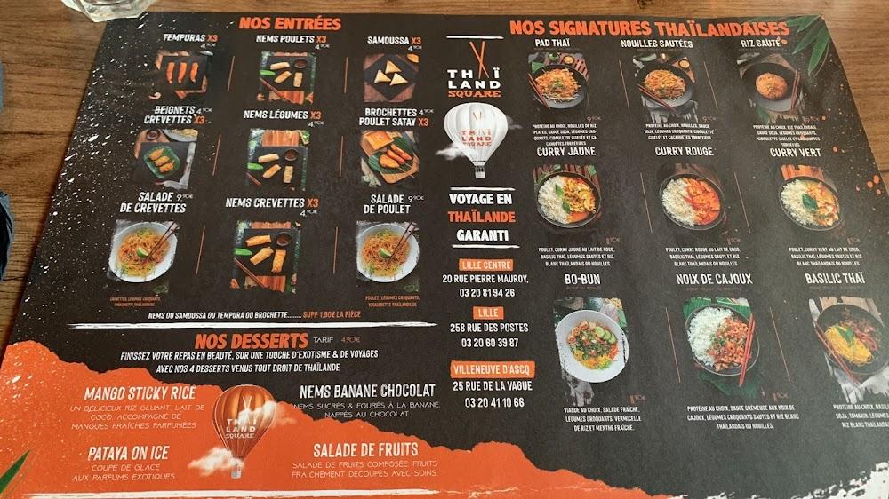 Thaï Land Square V2 - Menu Image 3