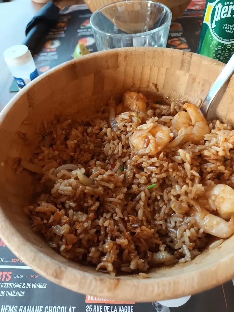 Riz Sauté Aux Crevettes